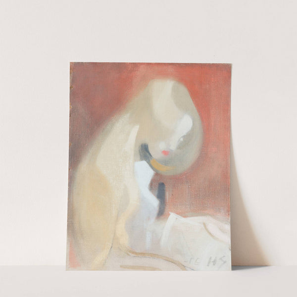 Girl with Blonde Hair by Helene Schjerfbeck