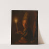 Girl with Burning Candle by Godfried Schalcken