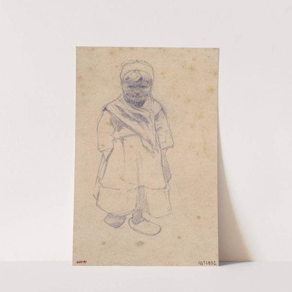 Girl with Clogs by Santiago Rusiñol