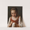 Girl with Needle-work by Pietro Rotari
