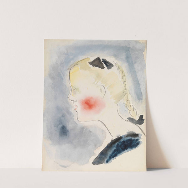 Girl with Red Cheeks (1923) by Sulho Sipilä