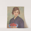 Girl with Tomato Bowl (ca 1920) by Maria Marga Thomass