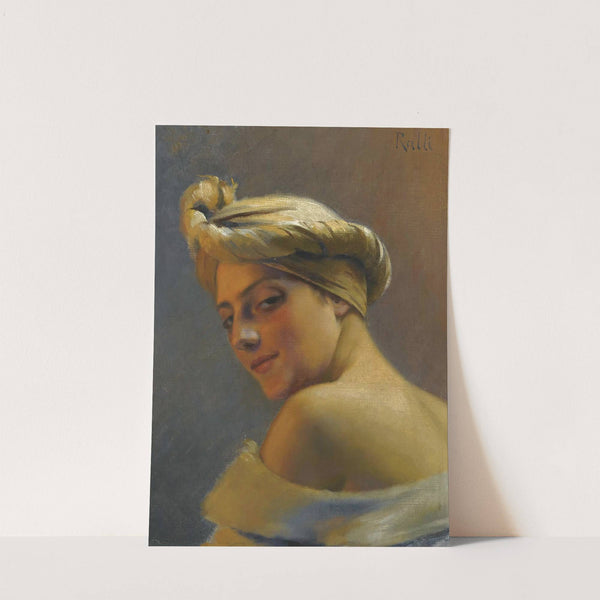 Girl With Turban by Theodoros Ralli
