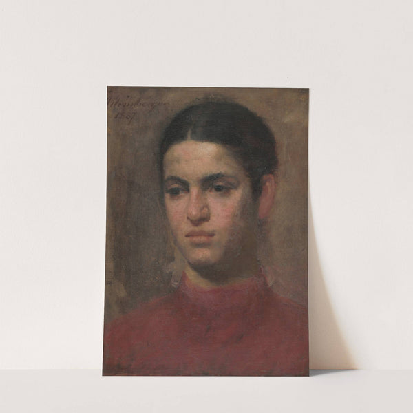 Girl's head by Ferdinand Katona