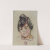 Girl's head by Dora Hitz