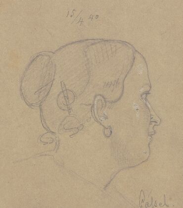 Girl’s head in Kassel