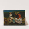 Girls in a Landscape by Winslow Homer