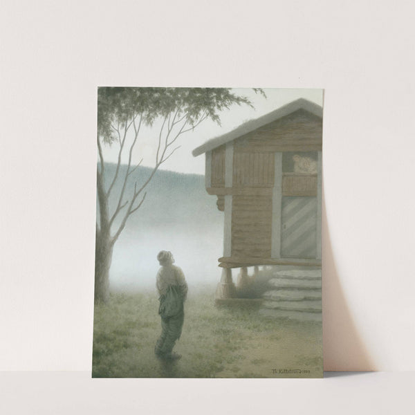 Girls, open the door by Theodor Kittelsen