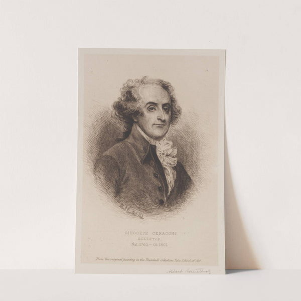 Giussepe Ceracchi, sculptor (After John Trumbull) by Albert Rosenthal