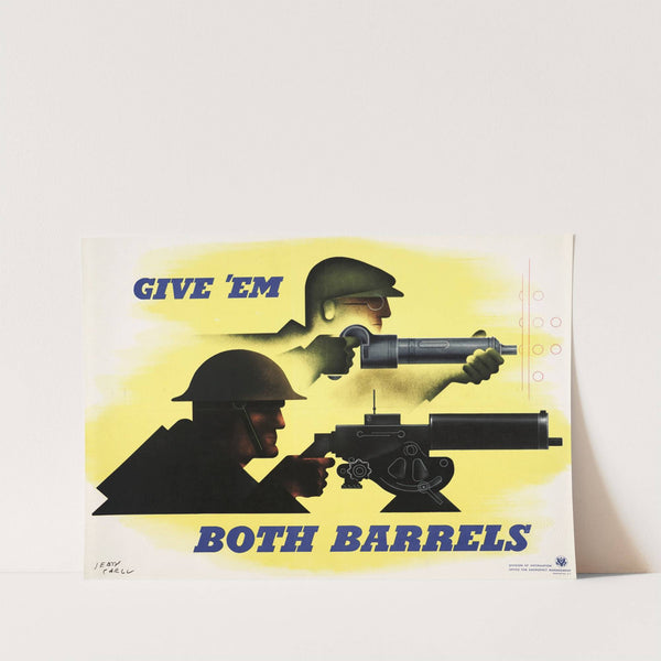 Give ’em both barrels by Jean Carlu