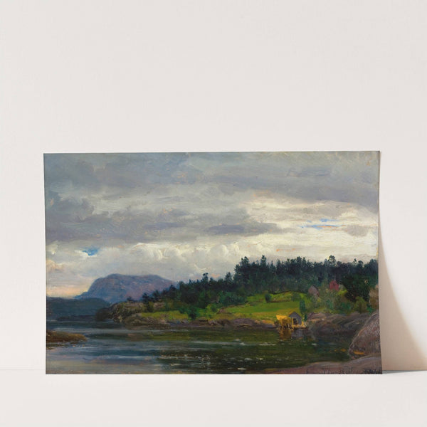 Gjermundshavn, Hardanger (1861) by Amaldus Nielsen