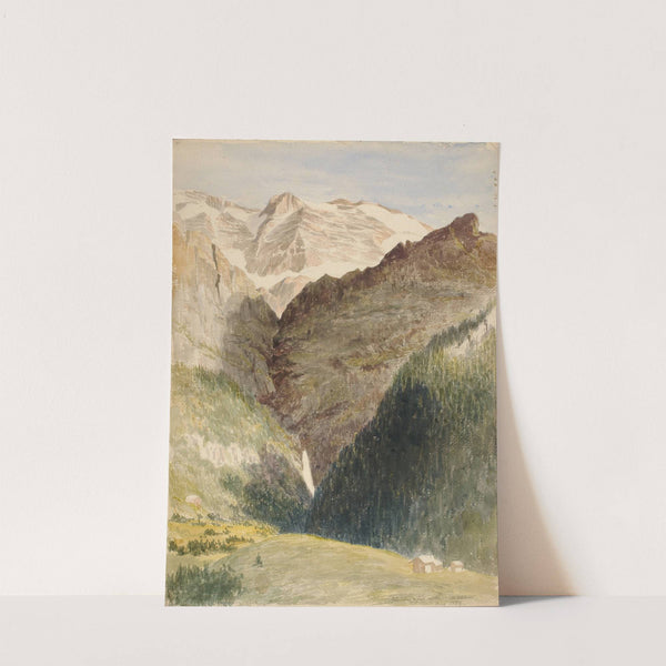 Glacier And Falls by Miner Kilbourne Kellogg