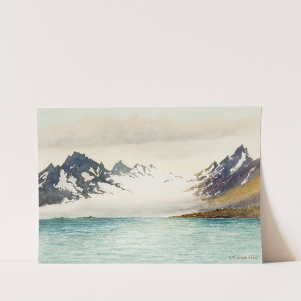 Glacier at Isfjorden, Spitsbergen by George Bruenech