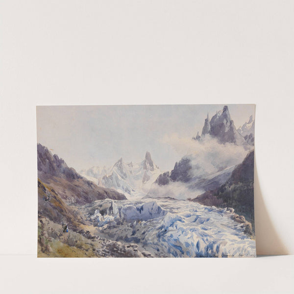 Glacier des Bois, Chamonix (1869) by Edward Theodore Compton