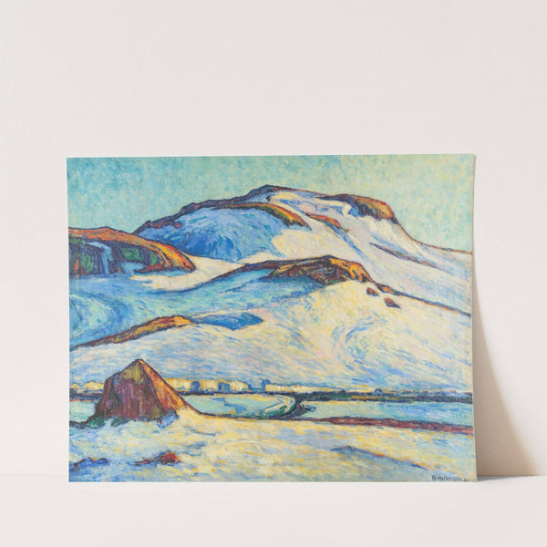 Glaciers by Alfred Hermann Helberger