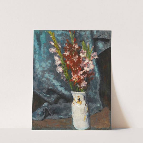 Gladioli by Carl Schuch