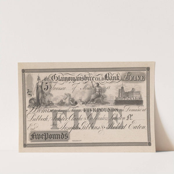 Manchester Bank one pound note (1820-1829) by Perkins & Heath