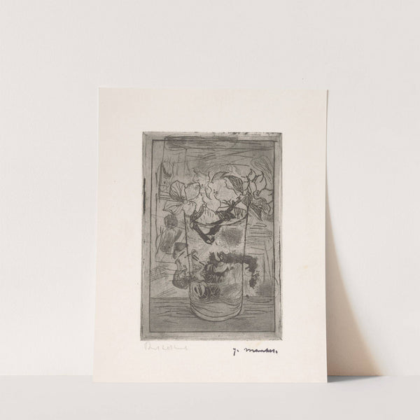 Glas met bloesemtakken (1916) by Jan Mankes