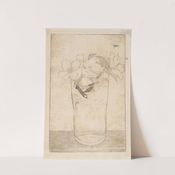 Glas met bloesemtakken (1913) by Jan Mankes