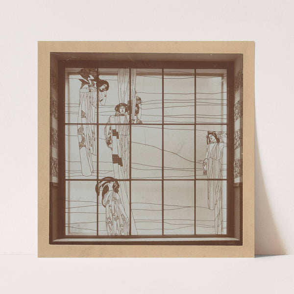 Glasfenster im Hotel Bristol in Warschau (1901) by Koloman Moser