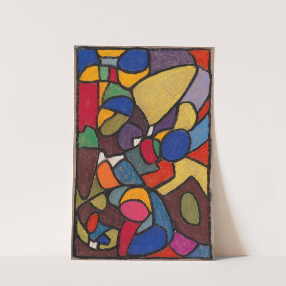 Glasfensterentwurf (1932) by Adolf Hölzel