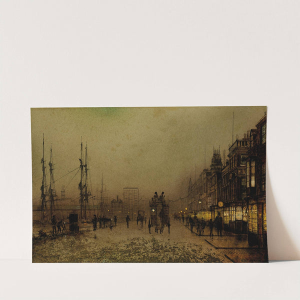 Glasgow docks, at twilight by John Atkinson Grimshaw