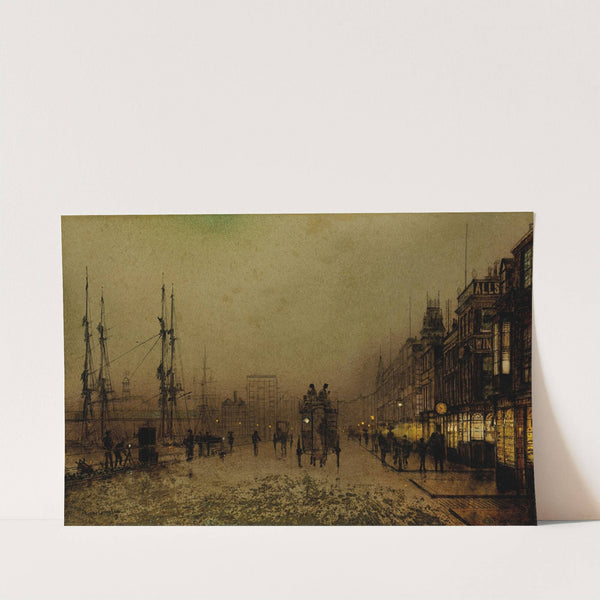 Glasgow docks, at twilight by John Atkinson Grimshaw