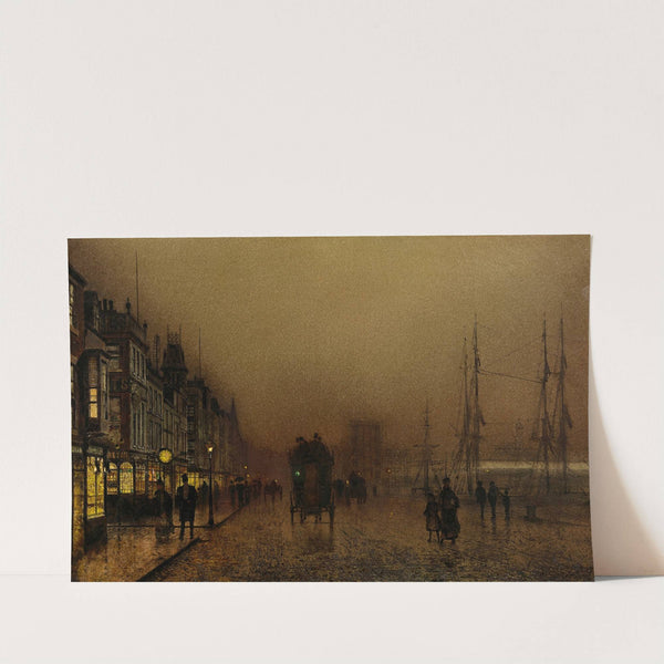 Glasgow Docks (circa 1880s) by John Atkinson Grimshaw