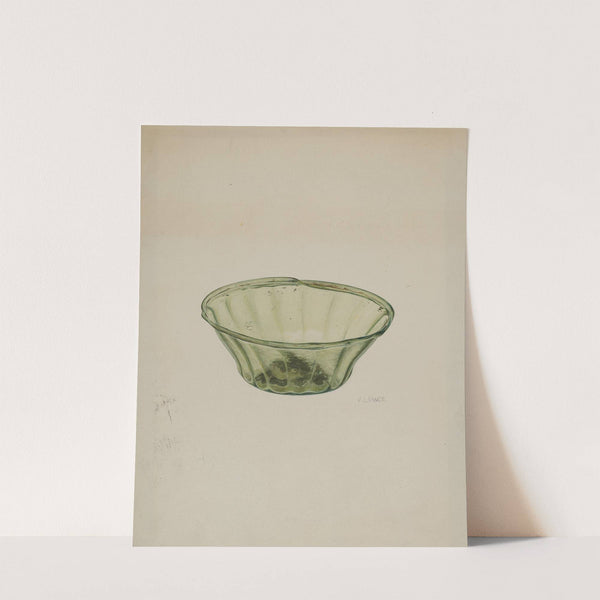 Glass Bowl by V.L. Vance