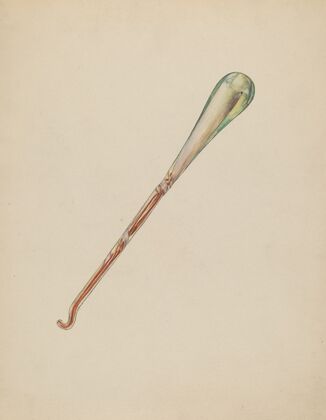 Glass Button Hook