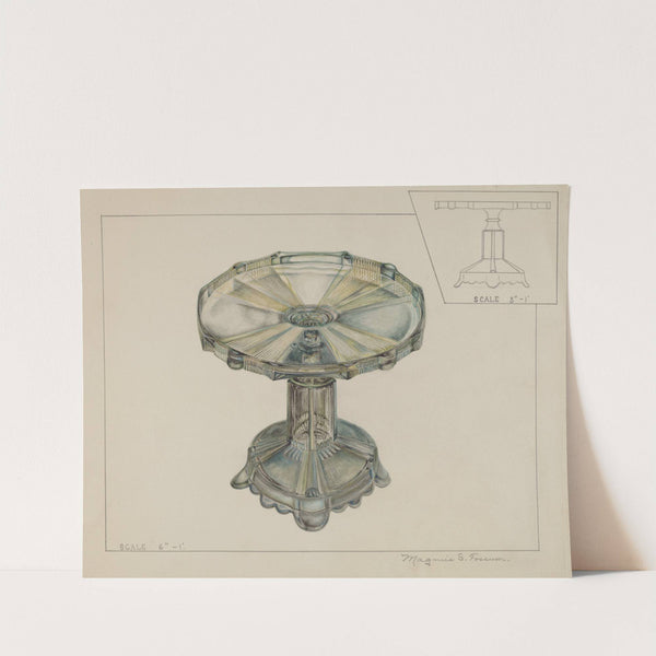 Glass Cake Stand by Magnus S. Fossum