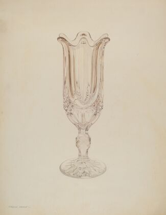 Glass Celery Holder