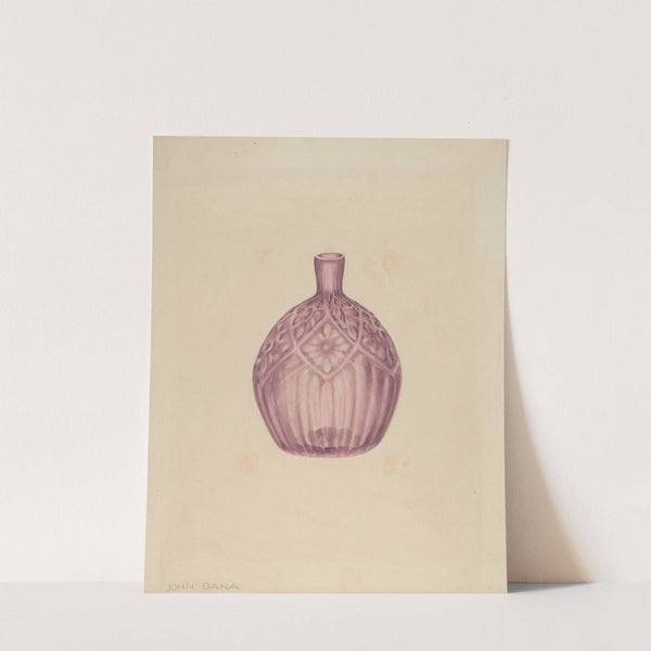 Glass Cologne Bottle by John Dana