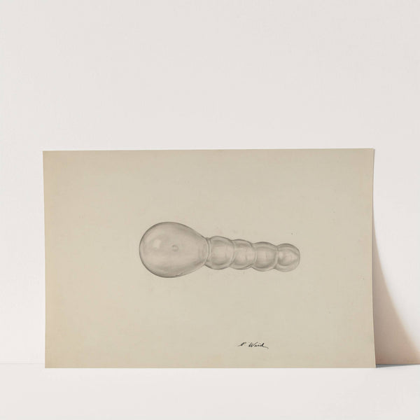 Glass Darning Ball by Paul Ward