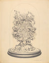 Glass Globe – Wax Flowers