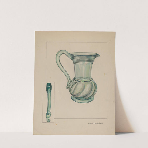 Glass Pitcher (c. 1937) by Francis Law Durand