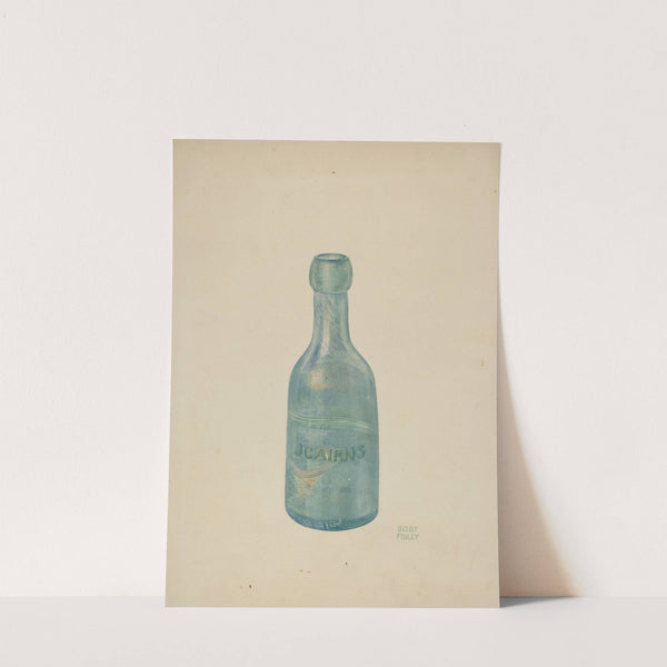 Glass Soda Bottle by Bisby Finley