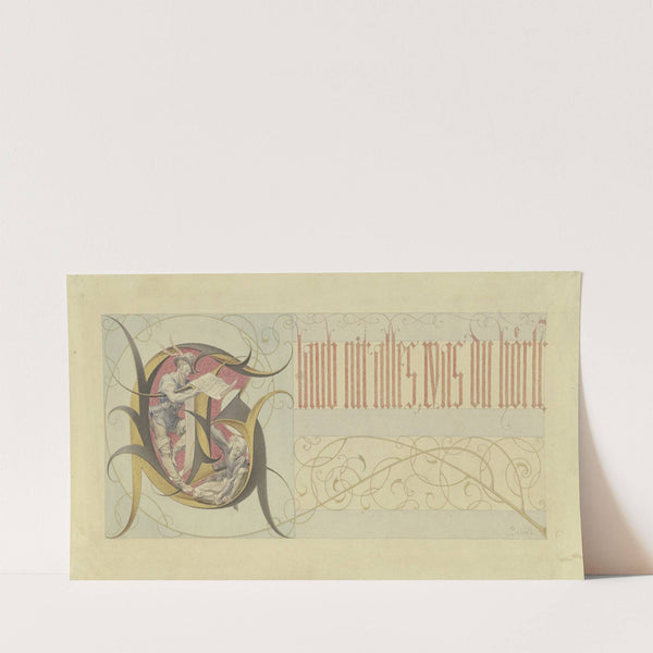 Glaub mir alles, was du hörst by Johann Baptist Scholl The Younger