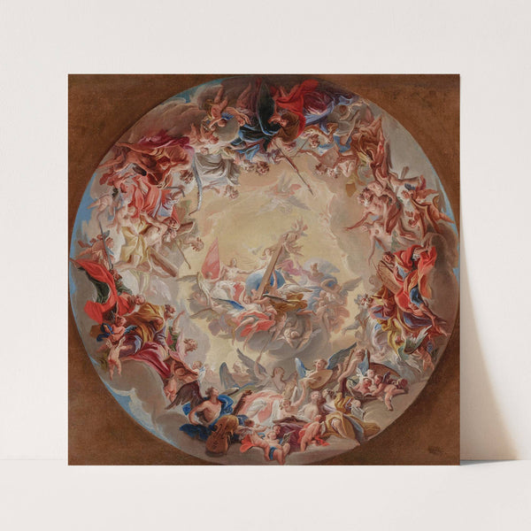 Glorification of the Cross (1718) by Carlo Carlone