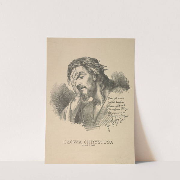 Głowa Chrystusa (1883-1890) by Jan Styka