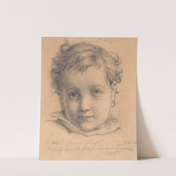 Głowa dziecka (1888) by Stanisław Wyspiański