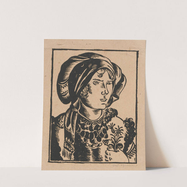 Głowa Hucułki (1925) by Wacław Wąsowicz