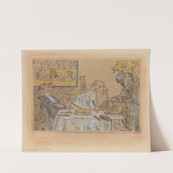 Gluttony by James Ensor