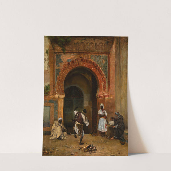 Gnaoua festival before the medina gate, tangier by Clément Pujol de Guastavino