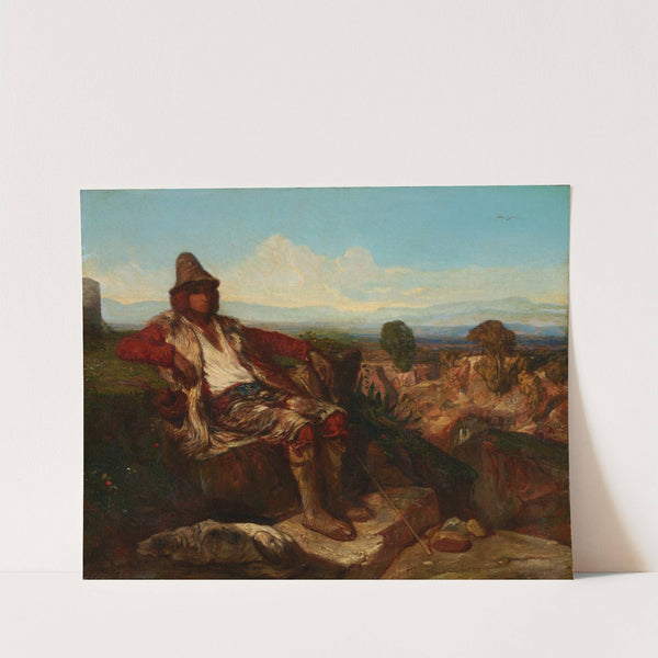 Goatherd of the Abruzzi (c. 1845) by Alexandre-Gabriel Decamps
