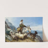 Goatherd On The Rock Of Gibralter by Richard Ansdell