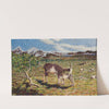 Goats against landscape by Giovanni Segantini