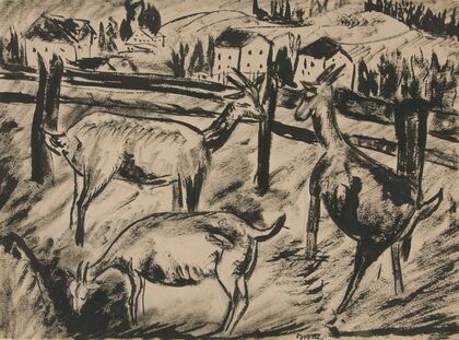 Goats and Landscape