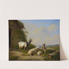 Goats and Sheep (1845) by Eugène Joseph Verboeckhoven