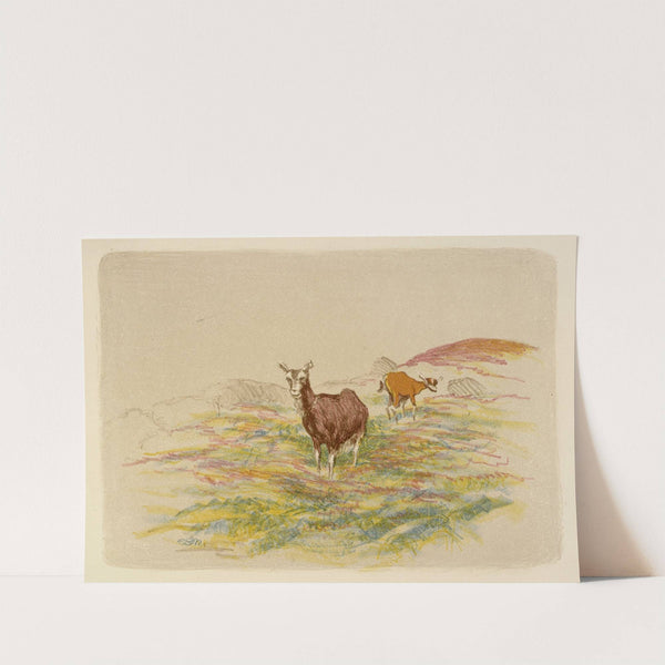 Goats in a Field by Esther Blaikie Mac Kinnon